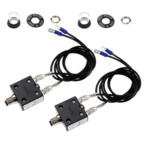 32VDC Quick Connect Terminals Manual Reset Fuse Overload Protector Switch