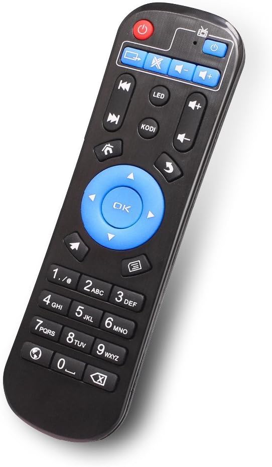 Replacement Remote Control for T95Z Plus, T95W Pro, T95U Pro, T95K Pro, T95V Pro, QBOX Amlogic S912 Android TV Box Remote Control for IPTV Streaming Media Player