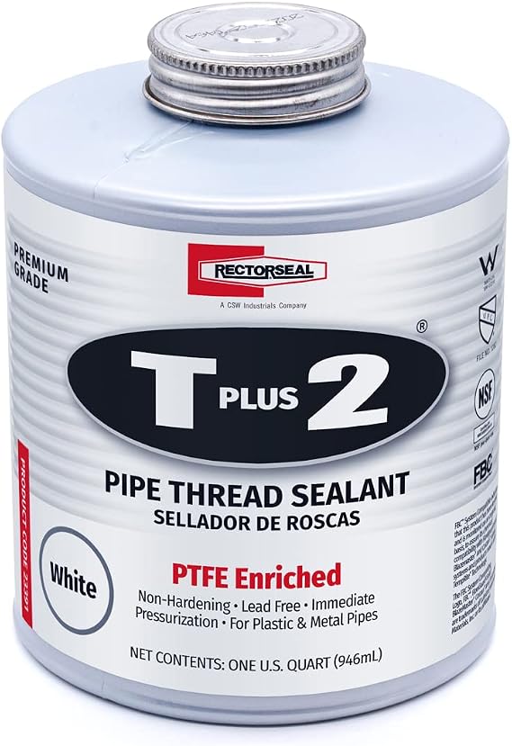 Rectorseal 23391 QuartブラシトップTプラス2パイプねじシーラント