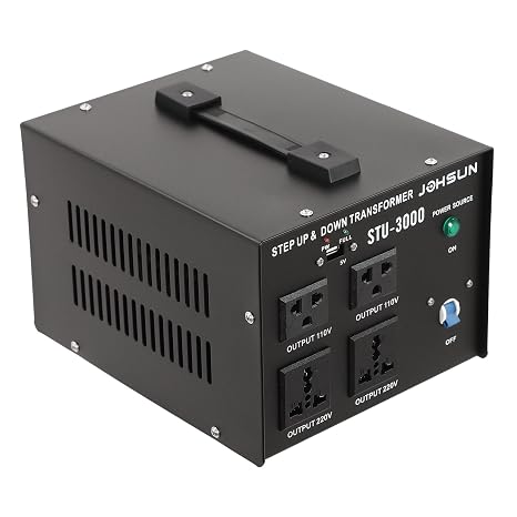 Voltage Transformer, 3000W 110V/220 Volt Step Up & Step Down Power Converter Voltage Converter and Transformer 3KW Heavy Duty Converter Tool with 5V-USB Ports