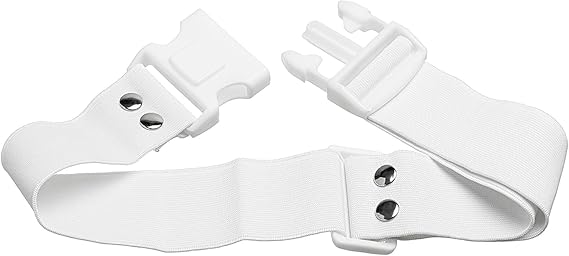 Ihram Belt - Elastic Unsewn Adjustable Waist Ihram Belt for Men - Hajj Essentials for Men - White