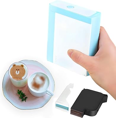 Coffee Printer Handheld, Portable Printpen DIY Custom Text Pattern for Bread Biscuit Cake Coffee,Red