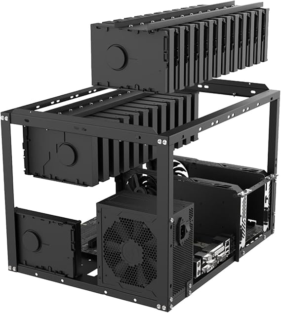 Open Frame Computer Case Desktop Chassis Rack Stand Open Air Testbench | Mining Rack for Open Air Testbench Crypto Coin Currency Mining Accessories