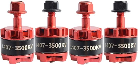 AKK Brushless Motor 3500KV 1407 2CW 2CCW 3-4S lipo for FPV Racing Quadcopter Drone