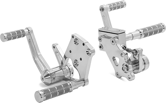 TOFR 2" Polished Silver Forward Controls for Harley Softail 2000-2017