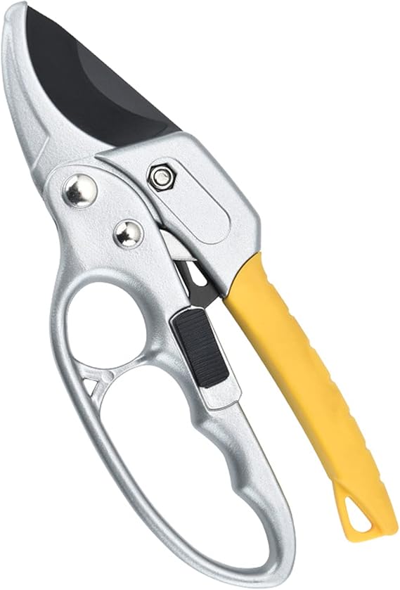 8" Pruning Shears, Gardening Pruners Scissors Heavy Duty Garden Hedge Clippers Pruners Tools with Cushion Grip Handle Made for Gardening Hedge Shears