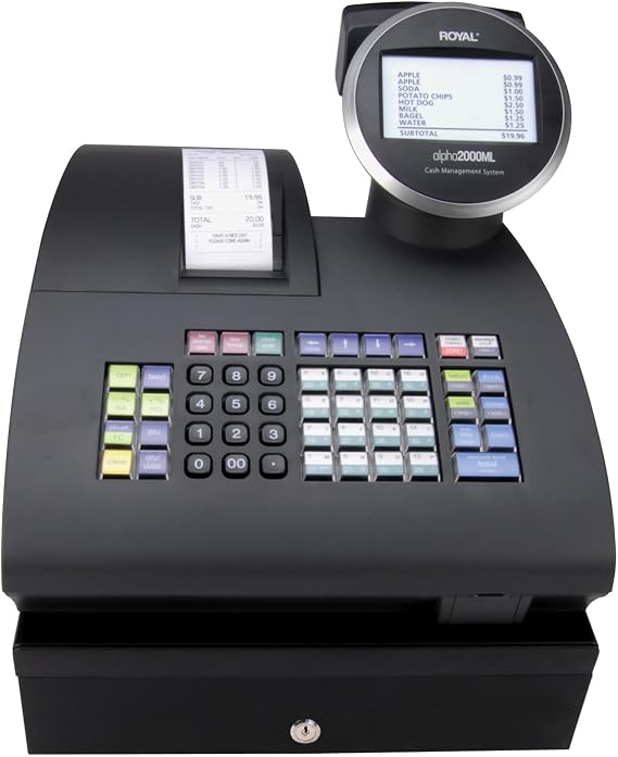 Royal 89396T 2000ML Electronic Cash Register