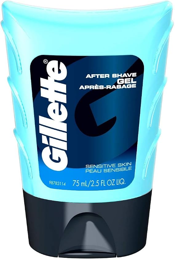 Gillette After Shave Gel Sensitive Skin 2.5 Fl Oz (Pack of 3)