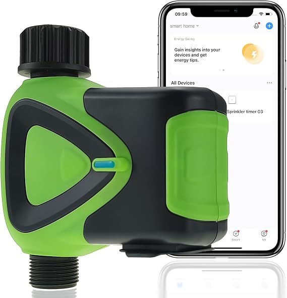 Water Timer for Garden Hose, WiFi Smart Sprinkler Timer for GreenVation