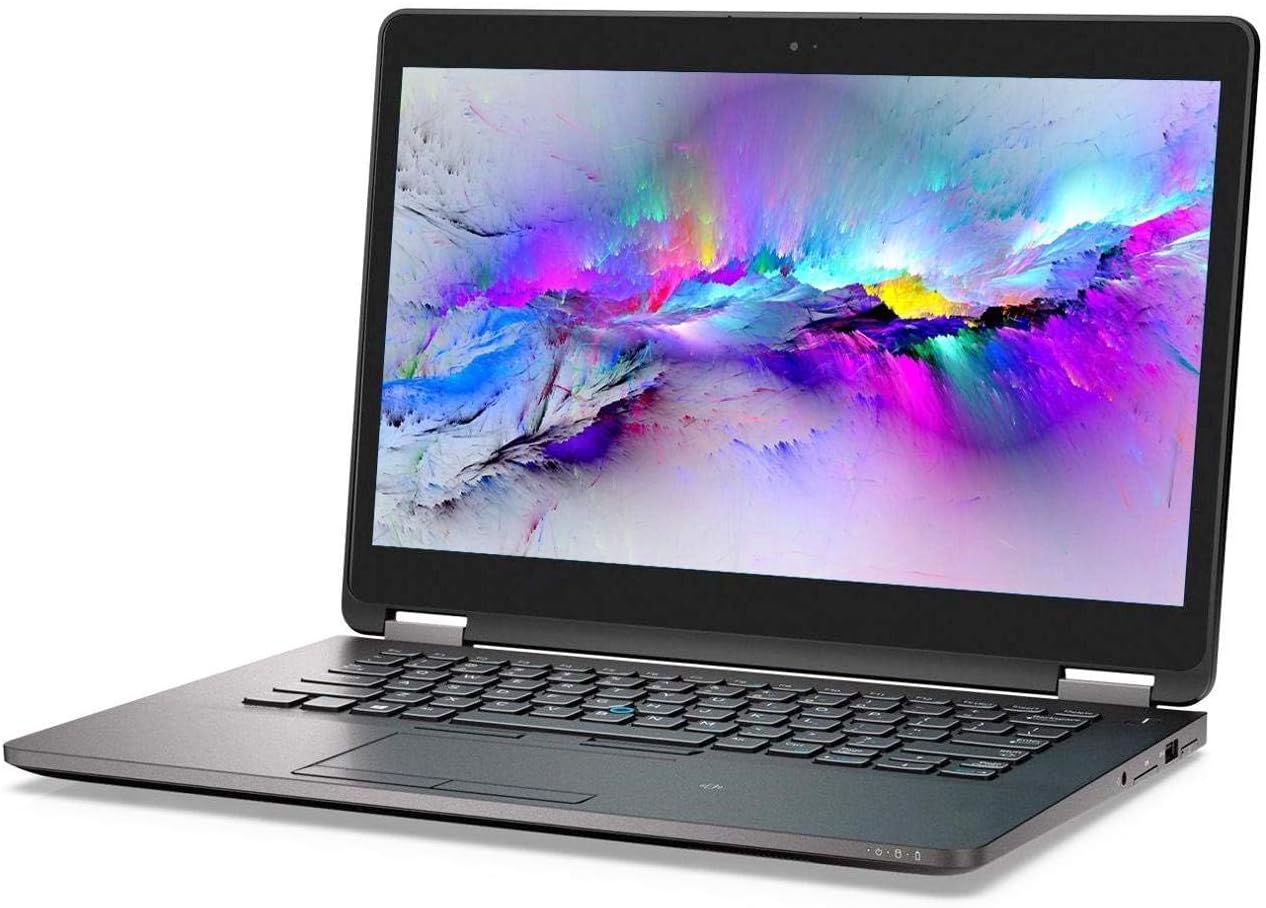 Dell Latitude E7470 14in Laptop, Core i5-6300U 2.4GHz, 8GB Ram, 256GB SSD, Windows 10 Pro 64bit Renewed