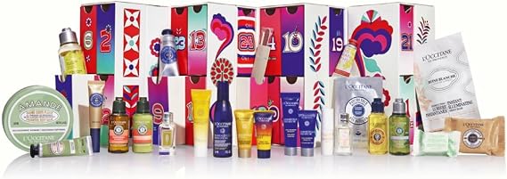 LOCCITANE Advent Calendar 2023 Beauty Premium Women's Cosmetics Advent Calendar 24 Gifts Worth 300 € Care Christmas Calendar Woman Advent Calendar Women Colourful