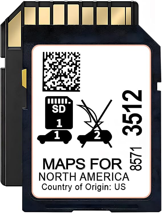 85713512 Navigation SD Card for Select Tahoe Escalade Enclave Equinox | Fits 2019-2024 Blazer/Camaro, 2020-2024 XT5/XT6, 2020-2023 Acadia/Corvette, 2019-2022 Silverado/Sierra/Canyon, 2021 Yukon