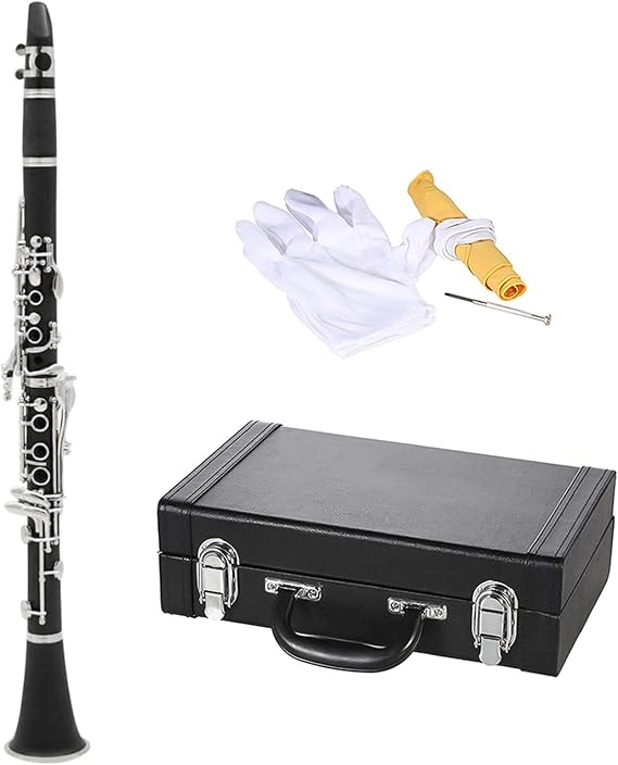 Btuty Clarinet ABS 17 Key bB Flat Soprano Binocular Clarinet