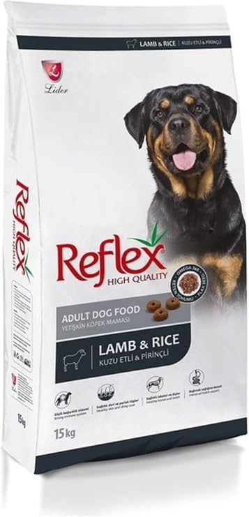 Reflex Kuzu Etli Yetişkin Köpek Maması, 15 Kg