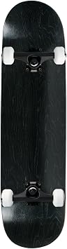 Moose Complete Skateboard Stained Black 8.0" Black/White Assembled