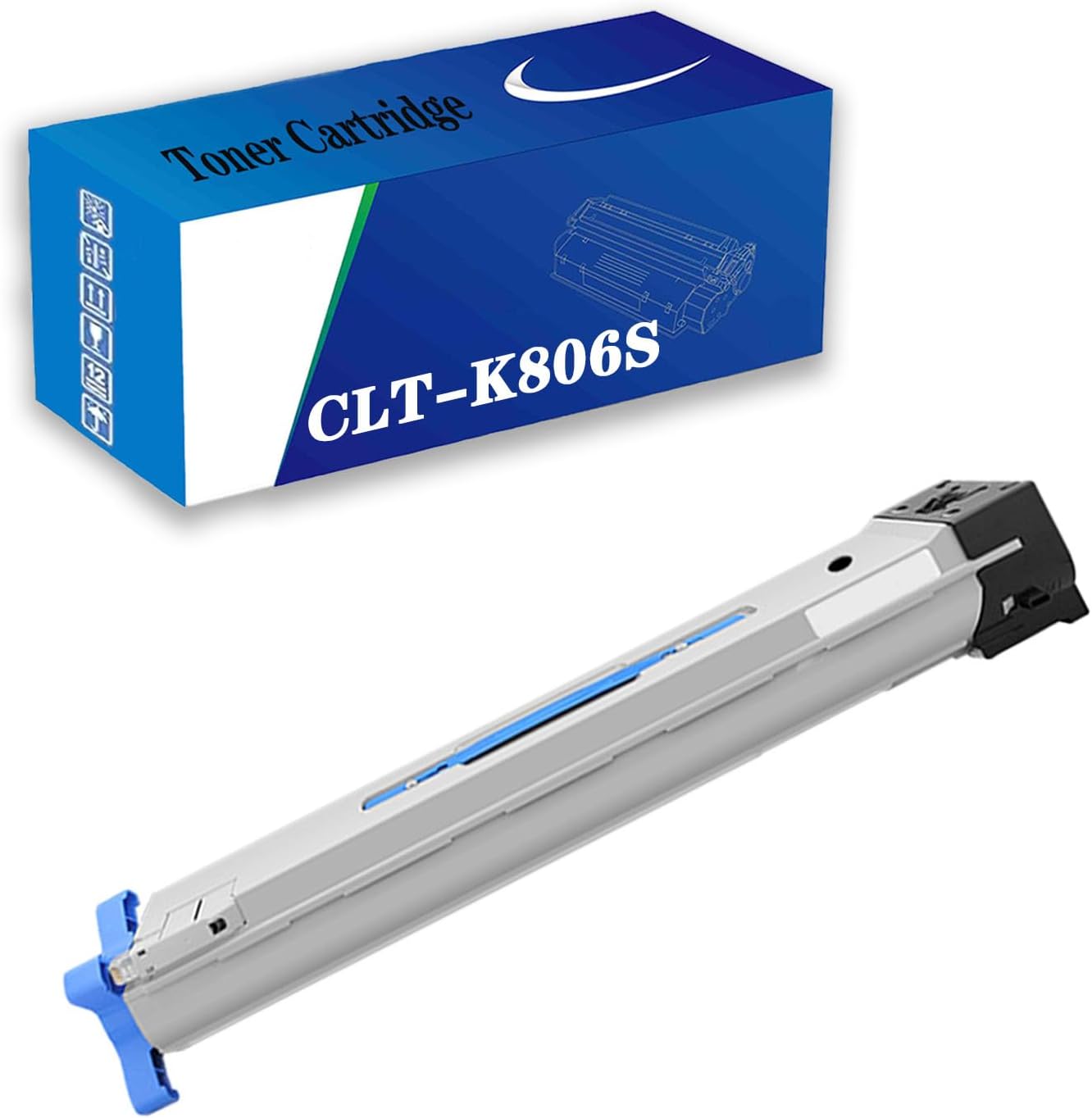 Compatible High Yield Toner Cartridges Replacement for Samsung CLT-K806S CLT-C806S CLT-M806S CLT-Y806S to Use with X7400GX X7400LX X7500GX X7500LX X7600GX Printers Black1