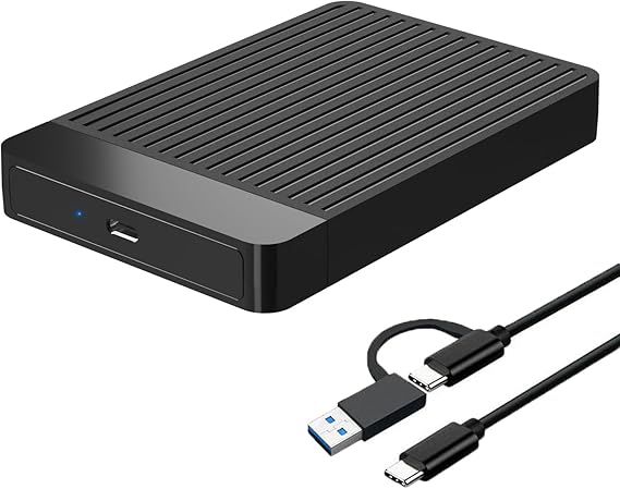 750GB Ultra Slim Portable External Hard Drive 2.5'' HDD USB 3.1 Type-C Storage for PC, Mac, Laptop