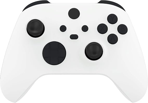 eXtremeRate Replacement Buttons for Xbox Series X & S Controller, Black Custom Repair Kit LB RB LT RT Bumpers Trigers Dpad ABXY Start Back Sync Share Keys Parts for Xbox Core Wireless Controller