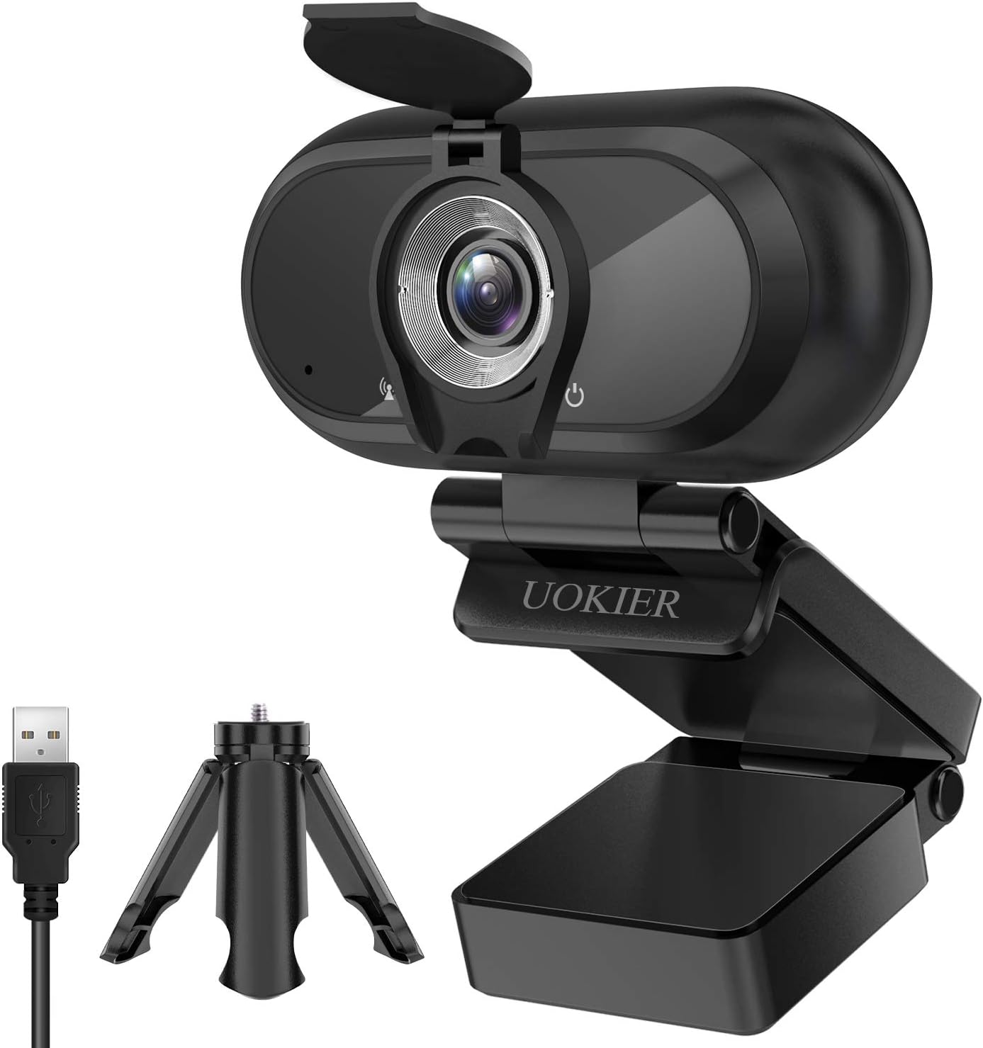 1080P HD Webcam with Microphone, USB 3.0, 30fps, Streaming Camera, Desktop or Laptop Computer, Video Conferencing, Teaching, Streaming