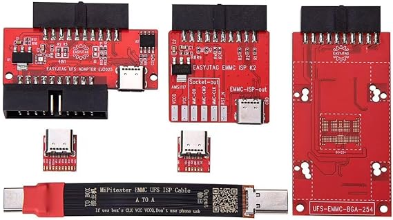 UFS eMMC ISP Adapter For Z3X Easy Jtag Plus Box (With Encryption Chip)
