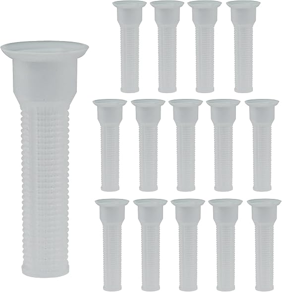Spray Sprinkler Nozzle Filters, White, 15 Pack