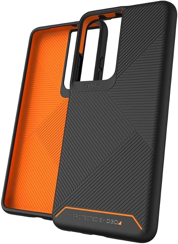 ZAGG Gear4 Denali Case with Ultimate Impact Protection [ Protected by D3O ] - Made for Samsung Galaxy S21 Ultra 5G - Black (702007301)