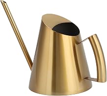 Watering Can, 1500ml Stainless Steel Long Spout Watering Cans, Gold Water Can Suitable for Potted Plants, Hanging Plants, and Outdoor Gardens
