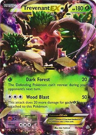 Pokemon - Trevenant-EX (19/160) - XY Primal Clash - Holo