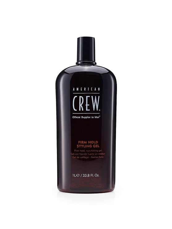 American Crew Men's Styling Gel, Firm Hold & High Shine, 33.8 fl oz