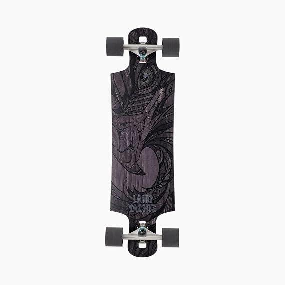 Landyachtz Longboards Drop Hammer Black Eagle Complete Longboard