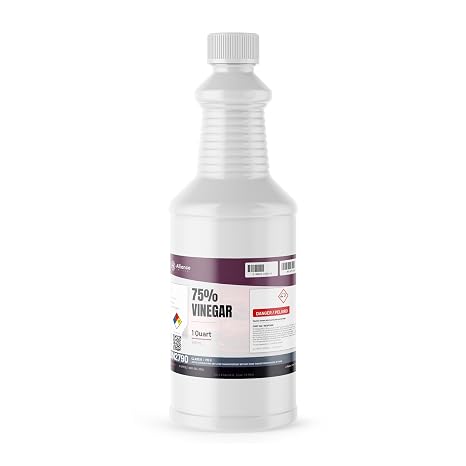 Alliance Chemical 75% Vinegar - 1 Quart - High Strength Industrial Acetic Acid