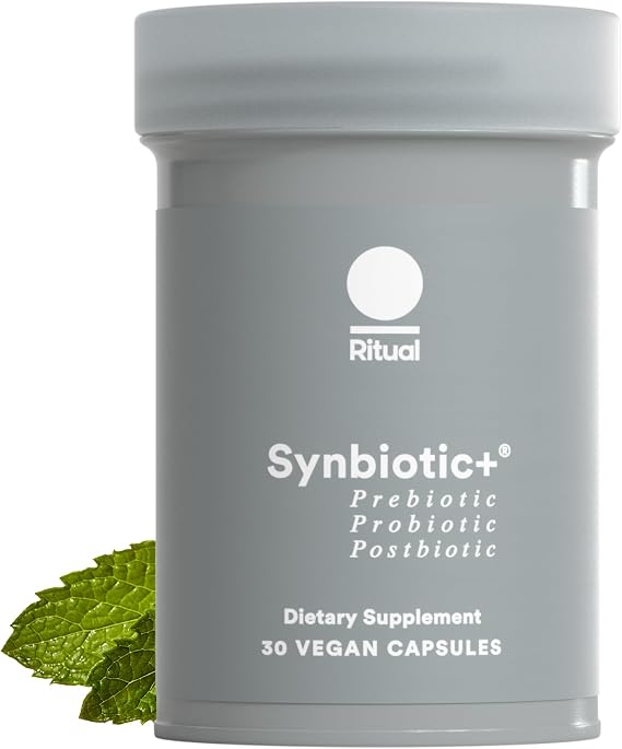 Ritual Synbiotic+ 3-in-1 Probiotic Supplement - 30 Capsules - 30 Servings