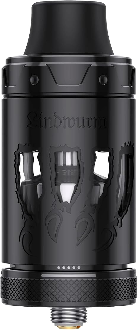 Vapefly Lindwurm RTA Self Wrap Evaporator 25.2mm 5ml Black Nicotine Free