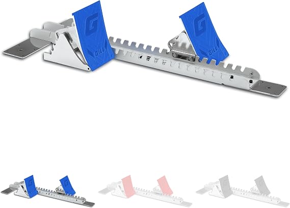 Gill Athletics G2 Track Starting Block - Starting Blocks Track and Field, Running Blocks for Track Athletes, Track and Field Equipment
