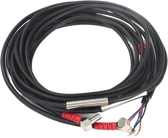 Small Laser Photoelectric Sensor Elbow Through-Beam 10-30VDC NPN PNP M05 06 Adjustable Distance Mini Optical Switch(M6 10M NPN NO)