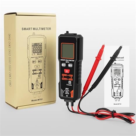 Oscilloscope Multimeter, MT01 Multimeter Smart Digital Voltage Tester NCV Live Wire Test 2000 Counts 600V