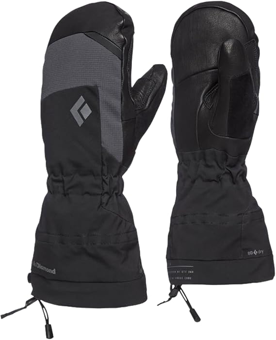 BLACK DIAMOND Men's Mercury Ski/Snow Mitts, Waterproof BD.Dry, Insulated,