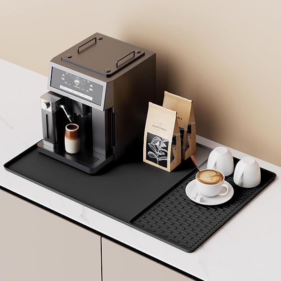 Silicone Coffee Machine Mat Silicone Coffee Mat 60 x 40 cm Silicone Mat Coffee Machine Coffee Machine Pad Fireproof Mat Coffee Machine Mat