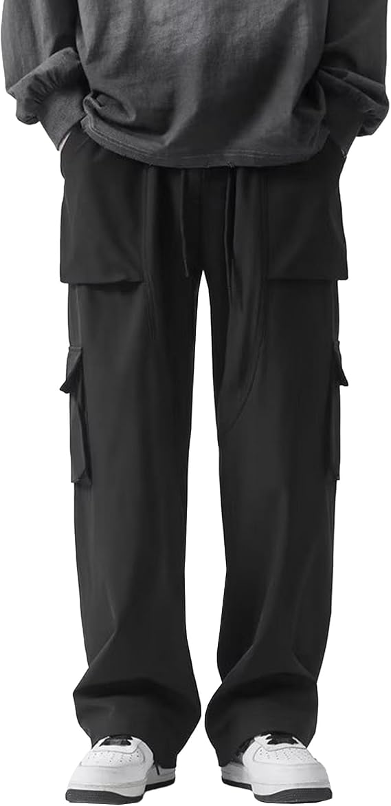 Men's Multi Pocket Durable Casual Pants Trendy Classic Hiking Pant Operator Tactical Utility Trousers