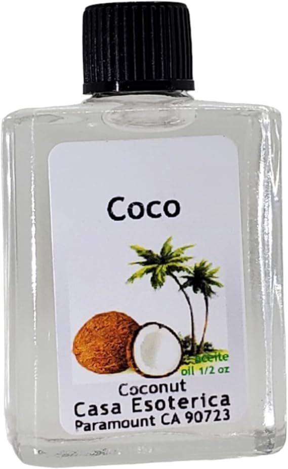 Coconut Oil (Coco Aceite) Coconut Oil -by CASA ESOTERICA Spiritual Cleansing-0.5 FL OZ(1 PACK)