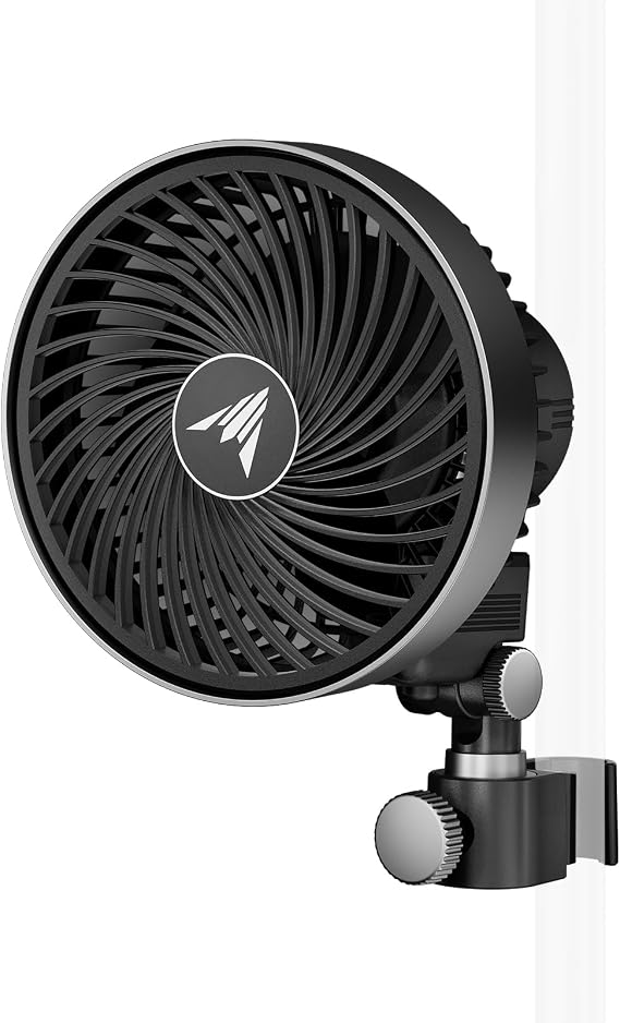 AC Infinity CLOUDRAY S4, Ultra-Compact Grow Tent Clip Fan 4. | Precision 10 Dynamic Wind Speeds, 10-Level Oscillation, IP-54 Weatherproof, High-Velocity Air Circulation for Grow Tents
