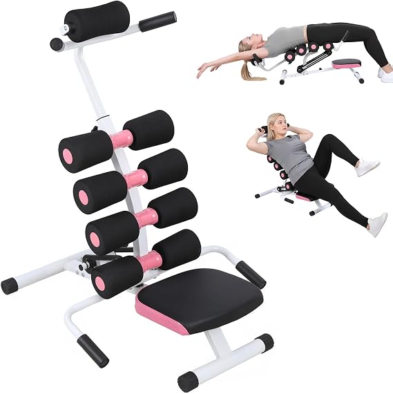 Mini Inversion Table for Back Extension & Spine Decompression, Portable Back Stretcher Machine, 350lbs Capacity, Adjustable Backs Support Bench for Home Use – Inversion Chair & Stretcher