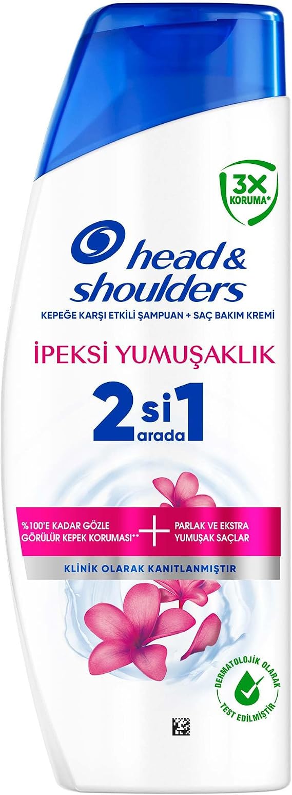 Head & Shoulders Silky Softness 2 in 1 Effective Shampoo Against Dandruff 300ml