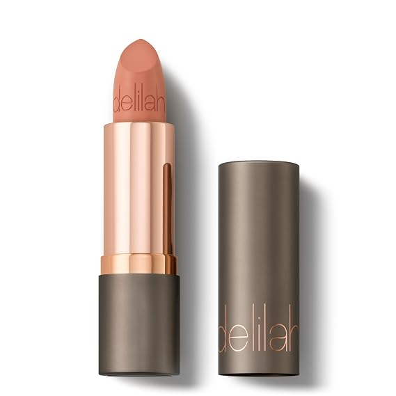 delilah - Colour Intense Cream Lipstick - Flirt - Rich Pigmented - Long Lasting, Hydrating, Velvety Creamy Lipstick For Women - Silky Matte Finish - Infused with Vitamin E - Vegan - 3.7g / 0.13 Oz