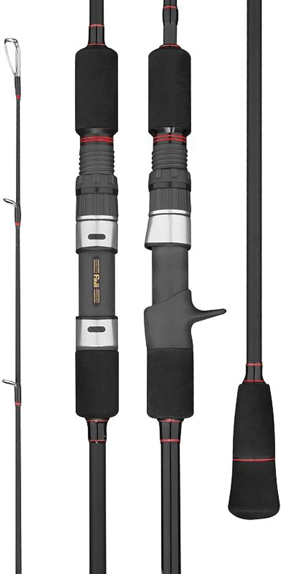 GooFish Solid Nano Tech Blank Series-Matte Black Fuji Setting Size 6'6 Saltwater Slow Pitch Jigging Rod