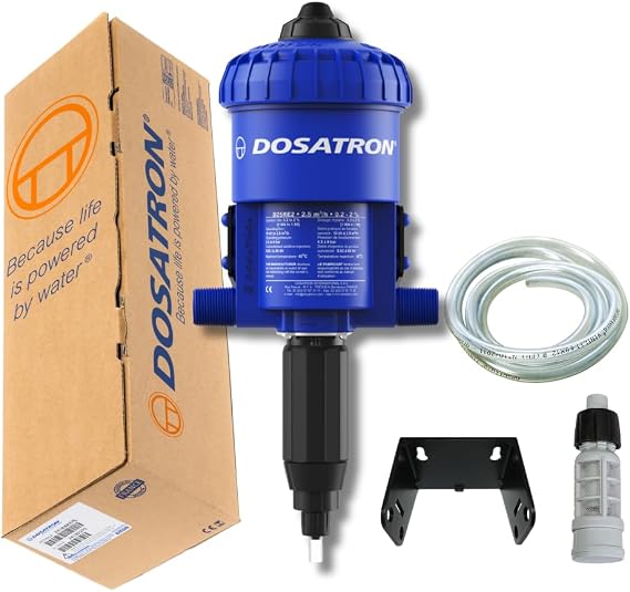 DOSATRON D25RE2 D25RE2VFII Water-Powered Chemical Injector Dosing Pump | 11 GPM | 0.22% Dilution | 0.0511 GPM Flow Range | 3/4" NPT | Livestock, Poultry, Animal Health