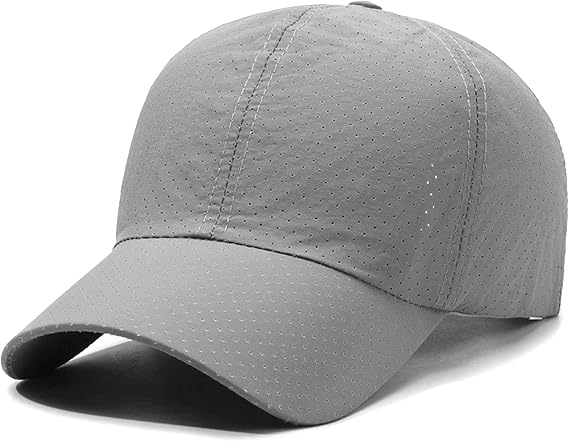 LIMHOO Quick-Dry Mesh Baseball Cap Lightweight Breathable Running Cap