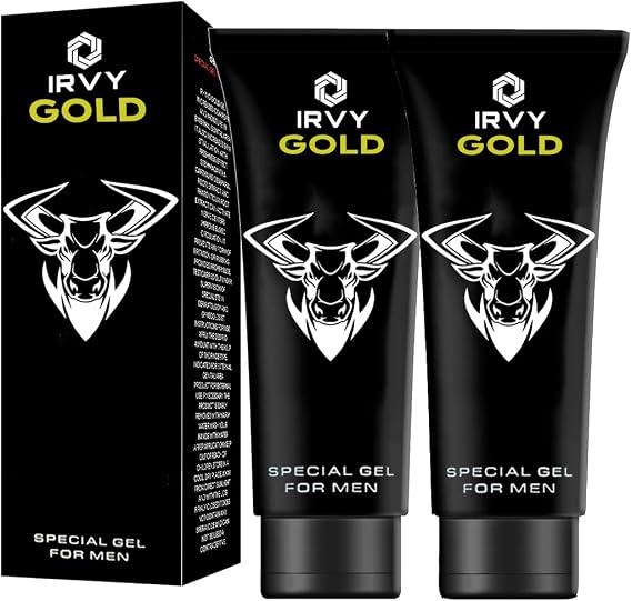 IRVY Gel Gold for Men Cream Massage Gel (Pack of 2)