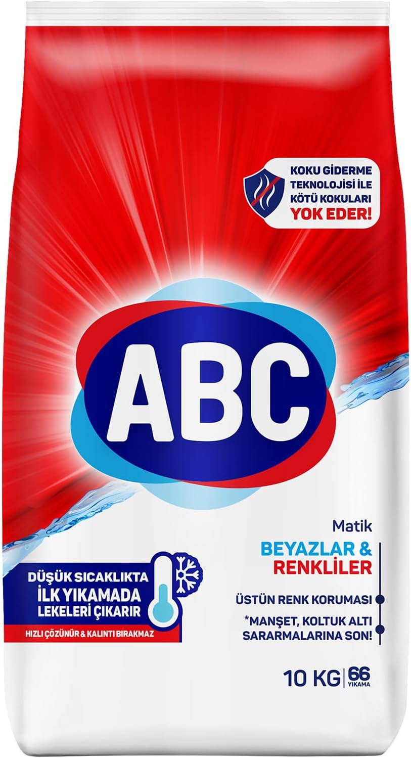 ABC DETERGENT Matic Whites & Colors 10 Kg