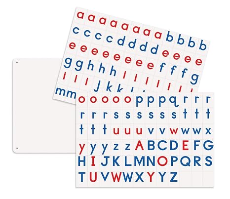 Dowling Magnets - 733003 Fun with Letters Magnet Activity Set Red/Blue